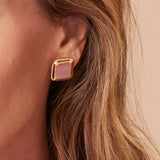 Davis Stud - Pink Opal