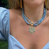 Weisman Charm - Pigeon Blue Opal