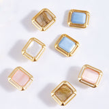 Davis Stud - Pink Opal