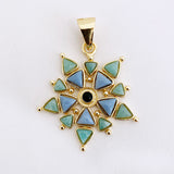 Weisman Charm - Pigeon Blue Opal